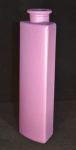 Purple Glass Vase (Height 21cm) - EUC