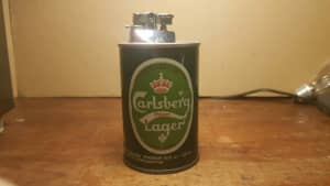 Carlsberg Pilsner Lager 275ml steel can lighter vintage retro