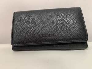 Milleni Wallet, Black, Leather, Top Condition, pickup South Guildford