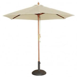 Bolero Round Cream Outdoor Umbrella 2.37m high(Item code: CB513)