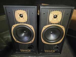 Tannoy Mercury mk2 Quality English Art Deco styled boolshelf speakers