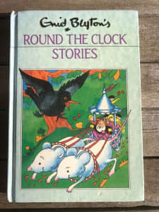 ROUND THE CLOCK STORIES by Enid Blyton - Vintage 1988 Edition - VGUC