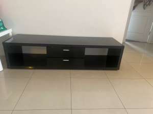 Tv cabinet and looking glass