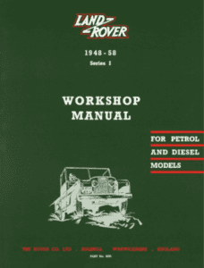 Land Rover Worshop Manual
