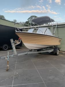 Runabout boat,50hp Yamaha and trailer like new condition