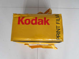 Vintage Kodak Kodacolor VR Film Vinyl Soft Cooler Bag Excellent 