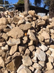 Sandstone rocks boulders Gabion stones  topsoil fill gravel Central Mangrove Gosford Area Preview
