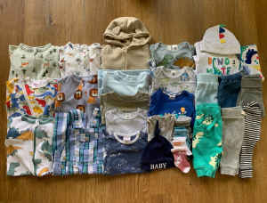 Bundle of Boys Clothes - Sprout, Tradie - Size 000 (0-3 months)