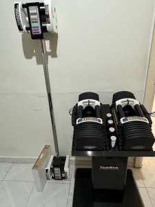 Powerblock U90(Including Stand) with rare StraightBar attachment