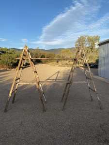 Rustic A Frame Ladders