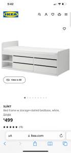 IKEA SINGLE BED frame