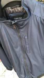 NWT XXL CALVIN KLEIN POLYESTER MENS COAT. Fully quits