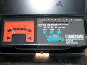 Vintage 80s Boss Electronic tuner TU12