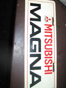 Mitsubishi Magna No plate, promo item.