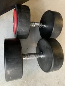 27.5kg dumbells Ex snap fitness