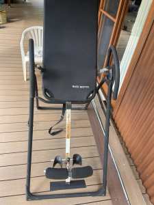 Inversion table / back stretching device 