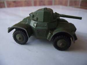DINKY TOYS, ARMOURED CAR. MADE IN ENGLAND.