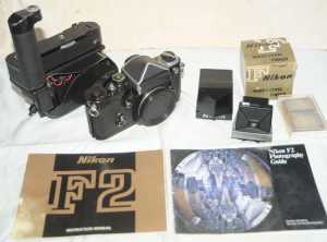 Nikon F2 Film Body & Multiple Viewfinders