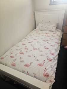 Single bed with storage