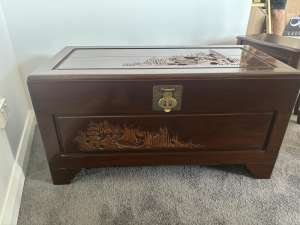 Wooden chest hand made