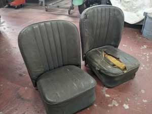 Vintage Car Seats - old Morris, for restoration
