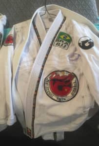 Dragao Combat BJJ (Jiu Jitsu Kimono) White Kit