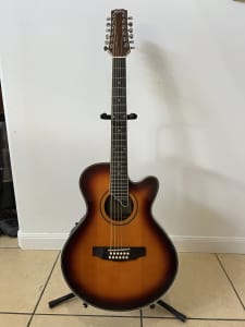 Monterey 12 string electric acoustic guitar