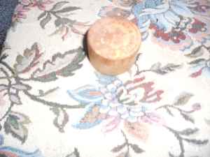 Small Antique Round Wooden Box