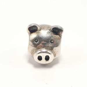 Pandora silver pig charm (235193)