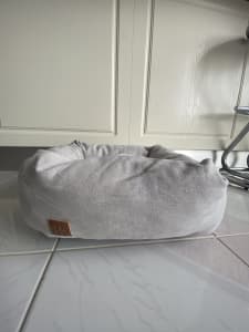 Small Dog Bed. Grey. $20