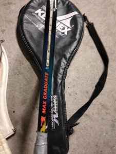 Dunlop and slazenger tennis racquets