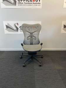 Genuine Herman Miller Mirra without Armrests-Charcoal Seat with Light