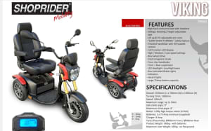 Shoprider Mobility Scooter Viking