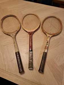 **SOLD** Vintage Tennis Racquets