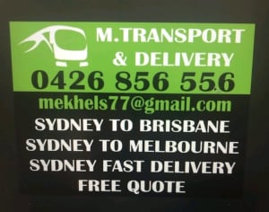 M Delivery fast and cheap
We can deliver from small items to bi