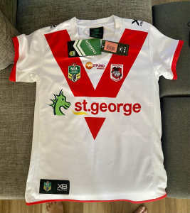 St George Dragons jersey as new, never worn, with origina tags!