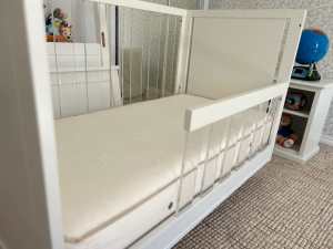 Pottery Barn Sloan Acrylic Cot & Conversion Training Bed