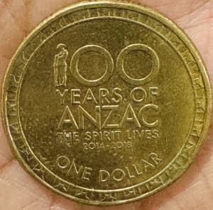 2017 $1 100 years of ANZAC The Spirit Limes******2018