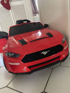 Ford red mustang electric ride on car
