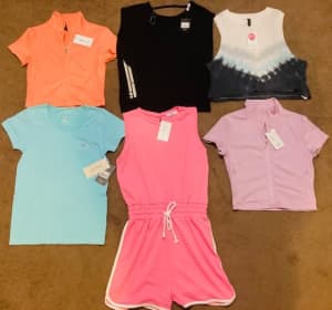 Brand new never used with tags workout gear x 12 pieces, cost $280