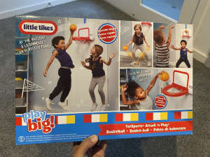 Little Tikes Totsport Attach n Play Basketball Hoop