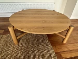 Mark Tuckey round coffee table - as new