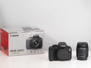 Canon EOS 3000D DSLR Camera with 18-55Mm Lens Kit Like New condition