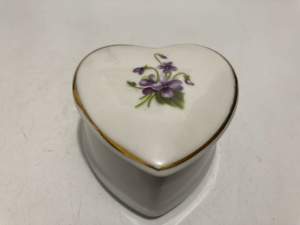 la violeta madrid heart shaped trinket box