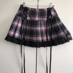 Plaid pleated mini skirt size s
