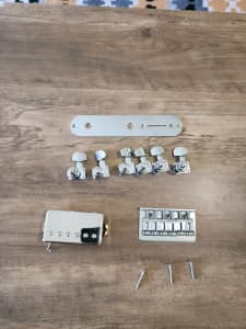 Fender parts, pedals, pickup clear out