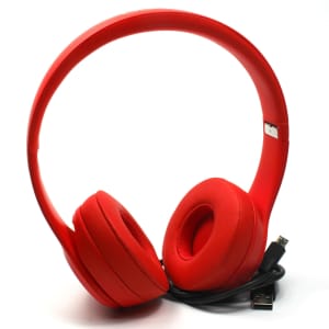 Beats Solo3 Wireless Headphones A1796 Red Headphones - Cordless