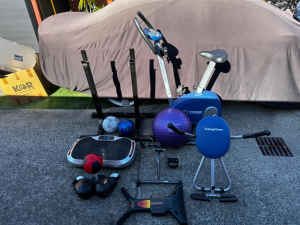 Home fitness gym equipment bundle