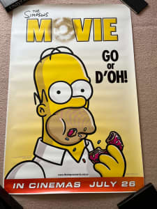 Simpsons Movie (2007) Theatre Banner (152cm x 102cm)