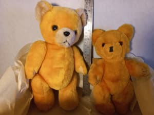 Vintage Plush Teddy Bears x2